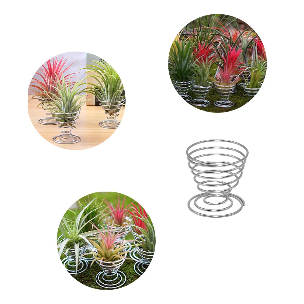 Nordic Air Plant Houder Metalen Bloempot Stand Geometrische Ijzer Tillandsia Houder Art Display Huis Tuin Ornamenten