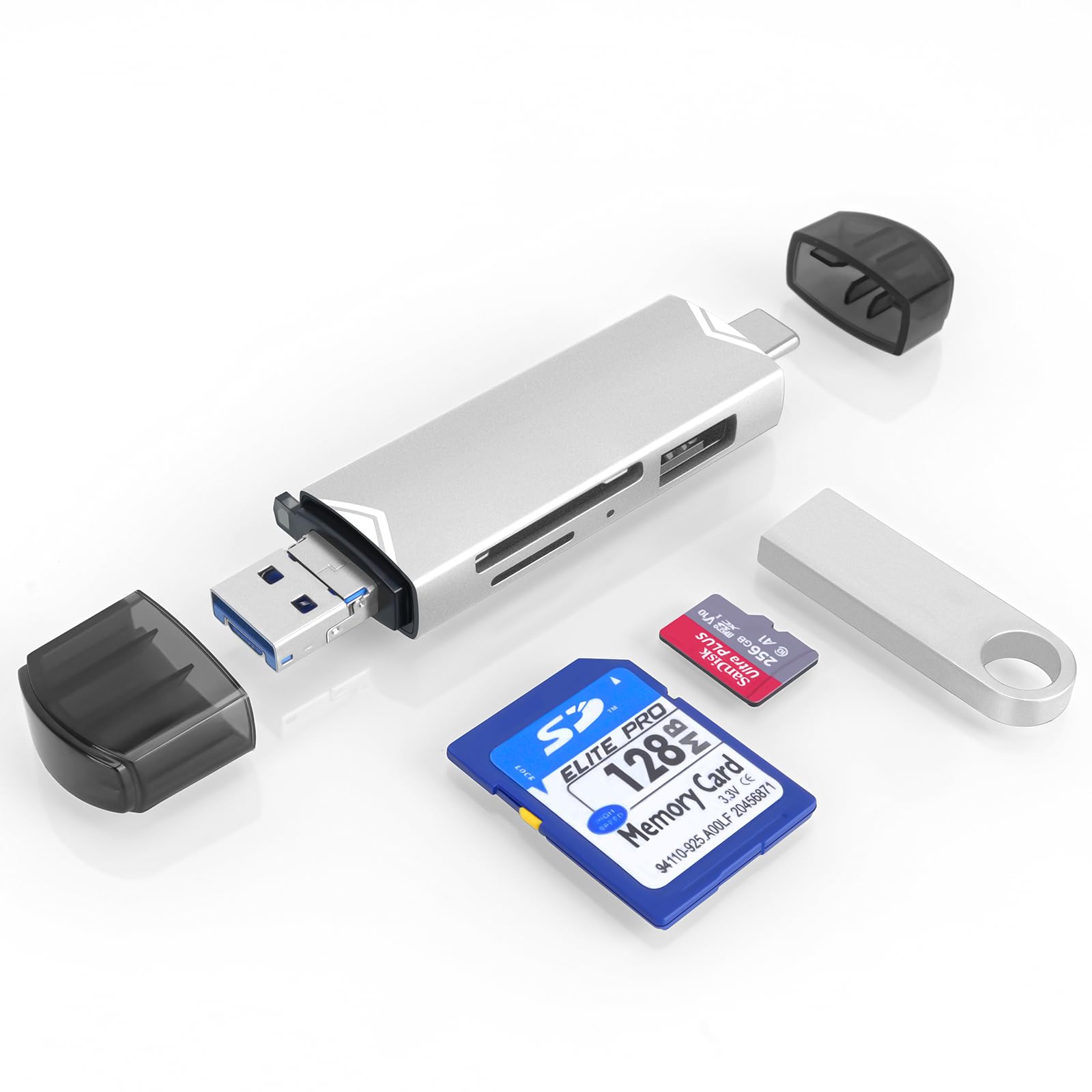 Olotos Specherkartenleser 6 N 1 SD Specherkartenleser USB 3.0 Typ C