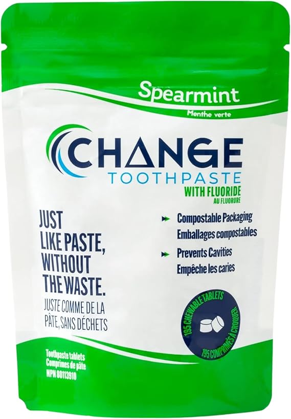 Change Anticavity Fluoride Toothpaste Tablets 195 Toothpaste Tabs