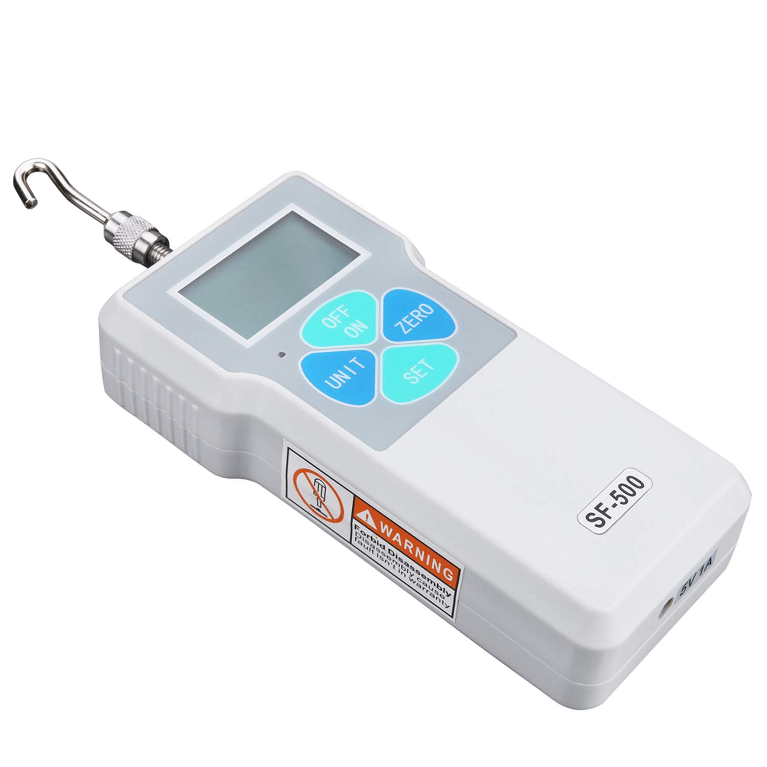 Digital Force Gauge SF500, Portable Pull and Push Meter, Tension Tester, Pressure Measuring