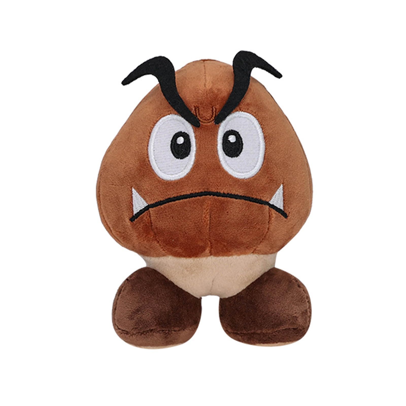 New Goom-Bas Plush Toy, Classic Game Monster Goom-Bas Cartoon Surrounding Plush Doll, Soft Plush Pillow Home Decorations, Great Gift for Children and Game Fans (5in Brown)