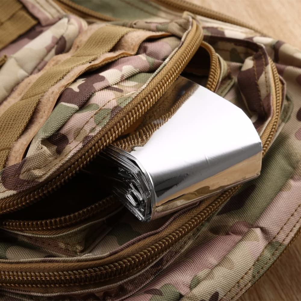 Kit De Survie 3 En 1 Couverture/tente/sac De Couchage Mylar - Réfléchissant, étanche, Pour Randonnée Urgence