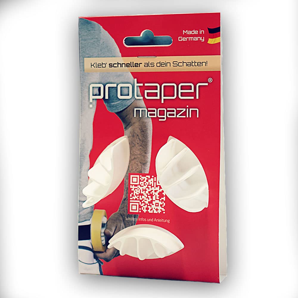 Protaper Herramienta de pintura para trabajos de enmascarado - Con el set de enmascarado pintores podrá enmascarar de forma rápida, fácil y segura. 1x dispensador, 1x soporte y 2x cinta crepé.