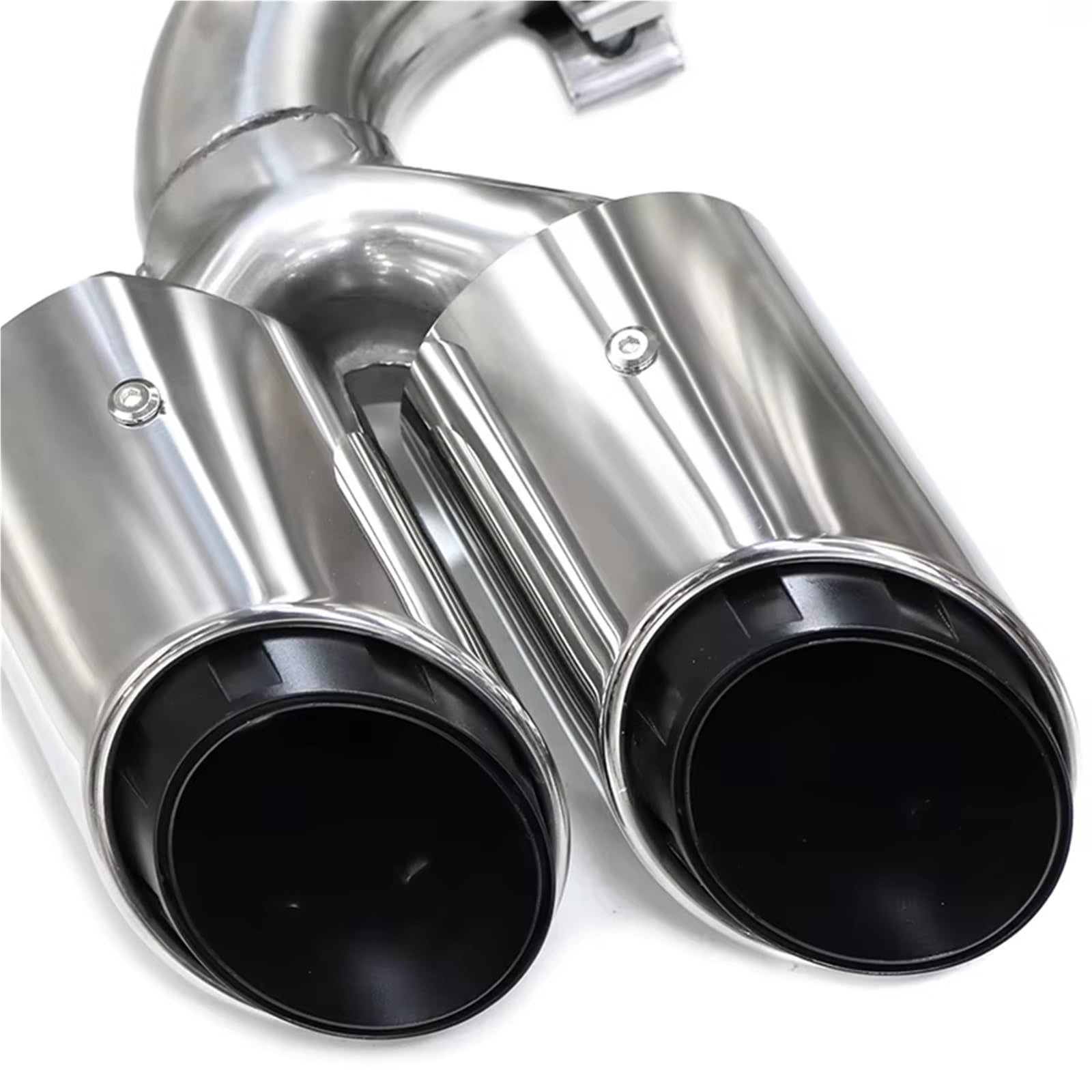 Tubo de Escape para Cayenne 9Y0 SUV 3.0 2018+ Gasolina Punta de Escape Tubo de Escape cudruple Gasolina Negro