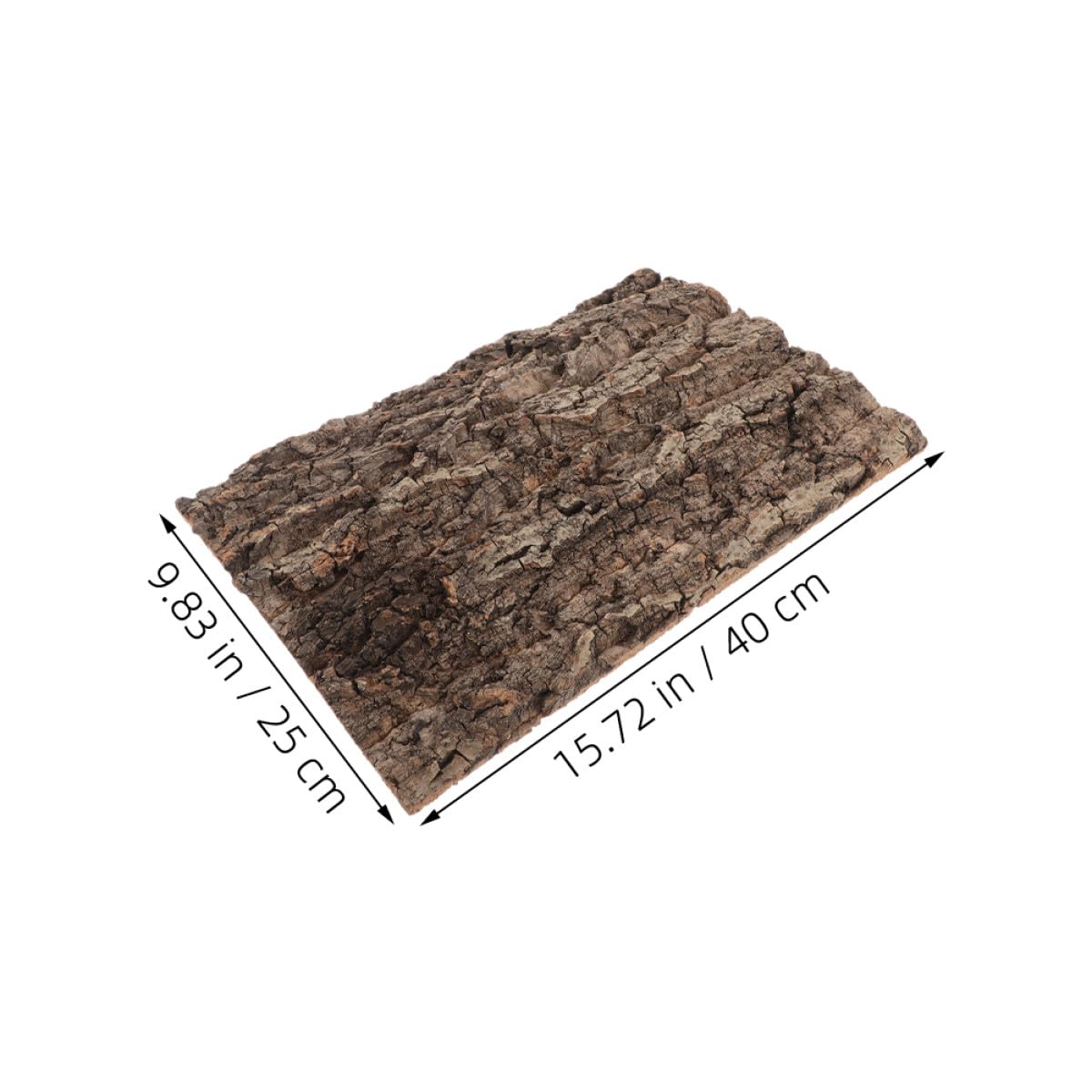 GLEAVI 2 Stück Natürliche Korkrinden Hintergrundplatten für Reptilien Terrarien mit Natürlicher Ästhetik und Widerstandsfähigem Material für Einsiedlerkrebse und Schlangen in Heim