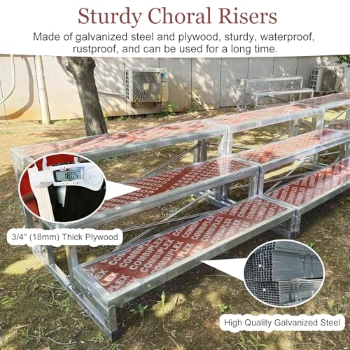 Plateforme de scène chorale pour les spectacles de chant en école - 4