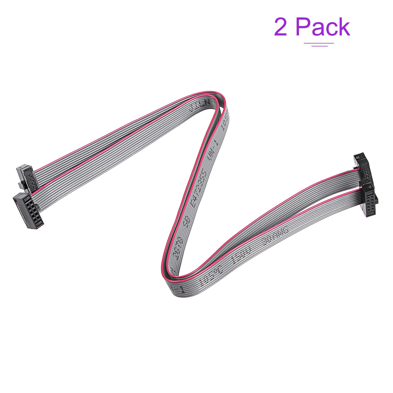 DMiotech 2pz Lungo 20CM 1.27MM Piatto Nastro Cavo IDC 10 Pin Connettore
