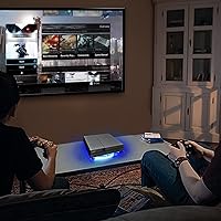 Vista 2 de WFPOWER Soporte para ventilador de refrigeración LED RGB USB mando a distancia inalámbrico accesorios de luz LED multicolor compatibles con PS4 PS4