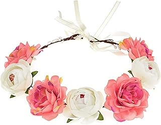 Horquilla Simulación Creativa Rose Garland Seaside Vacation Photo Garland Hairband Headwear RWk822 (Color : G, Size : Taille Unique)