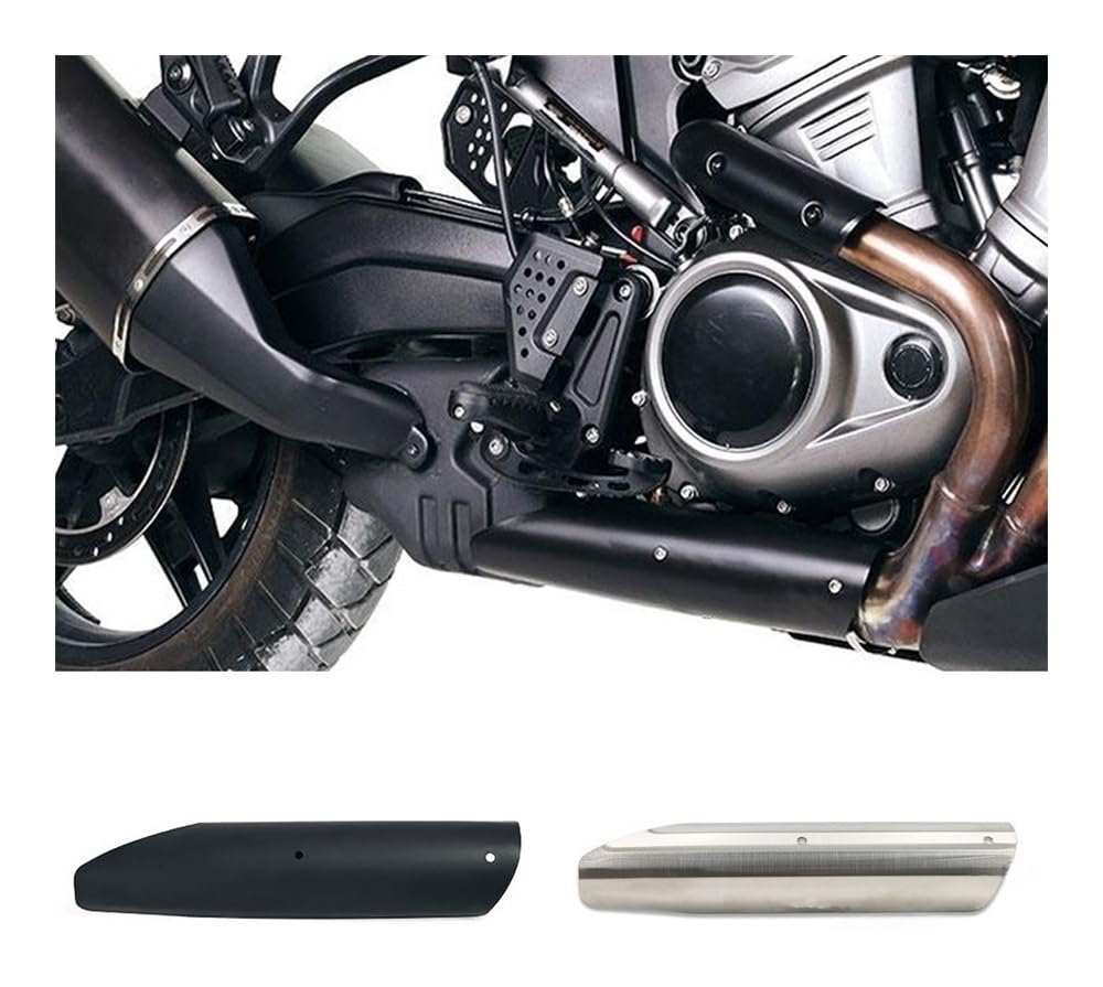 Scudo termico moto Accessori Moto Tubo Di Scarico Silenziatore Termico Copertura Protezione Tallone Accessorio Per P&an Am&erica 1250 2021-2022