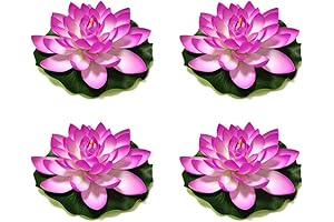 4PCS Large Faux Lotus Flower, Home and Garden Decorations