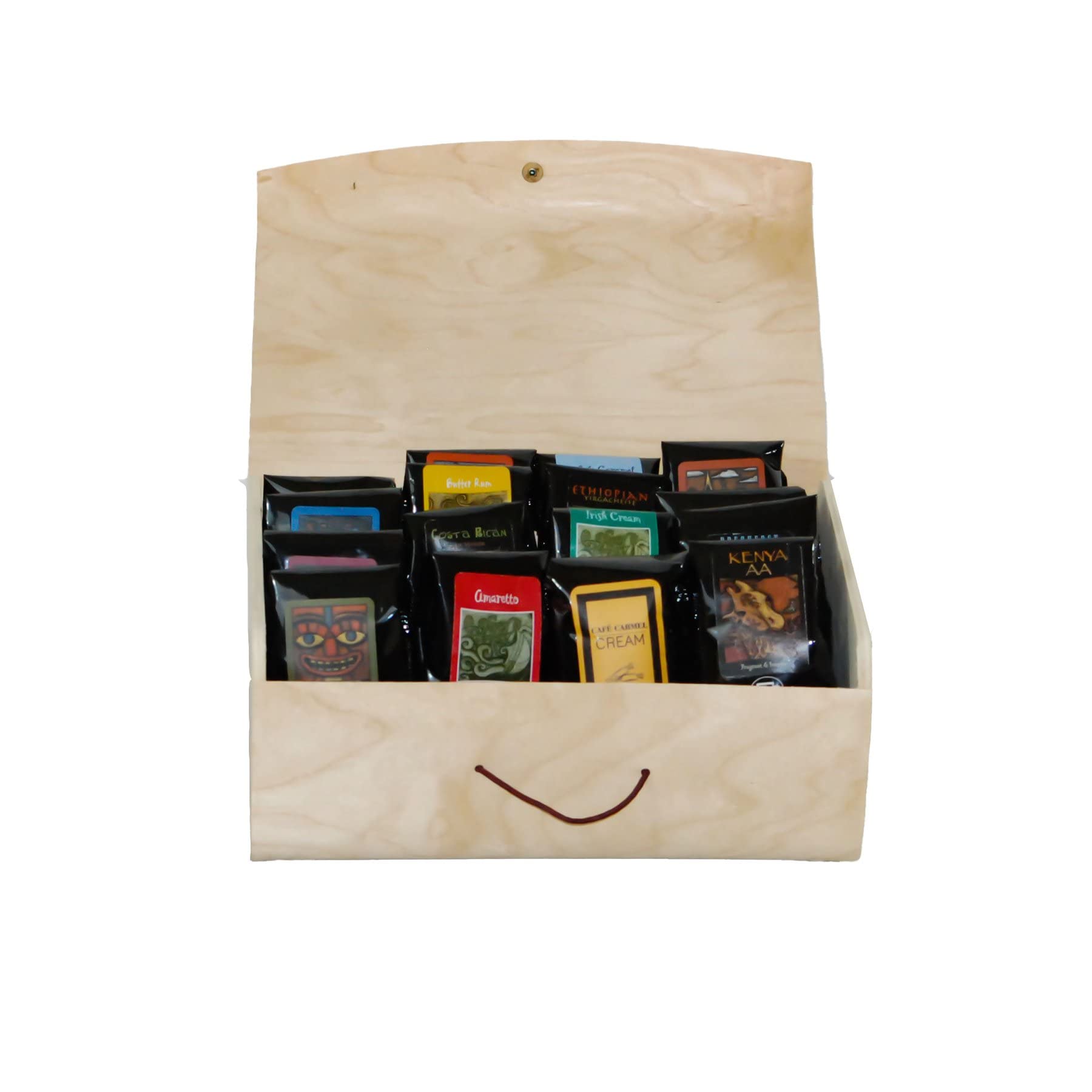 Taste of Coffee Beanery, Gourmet Coffee Gift Basket, 12 One Pot Samples