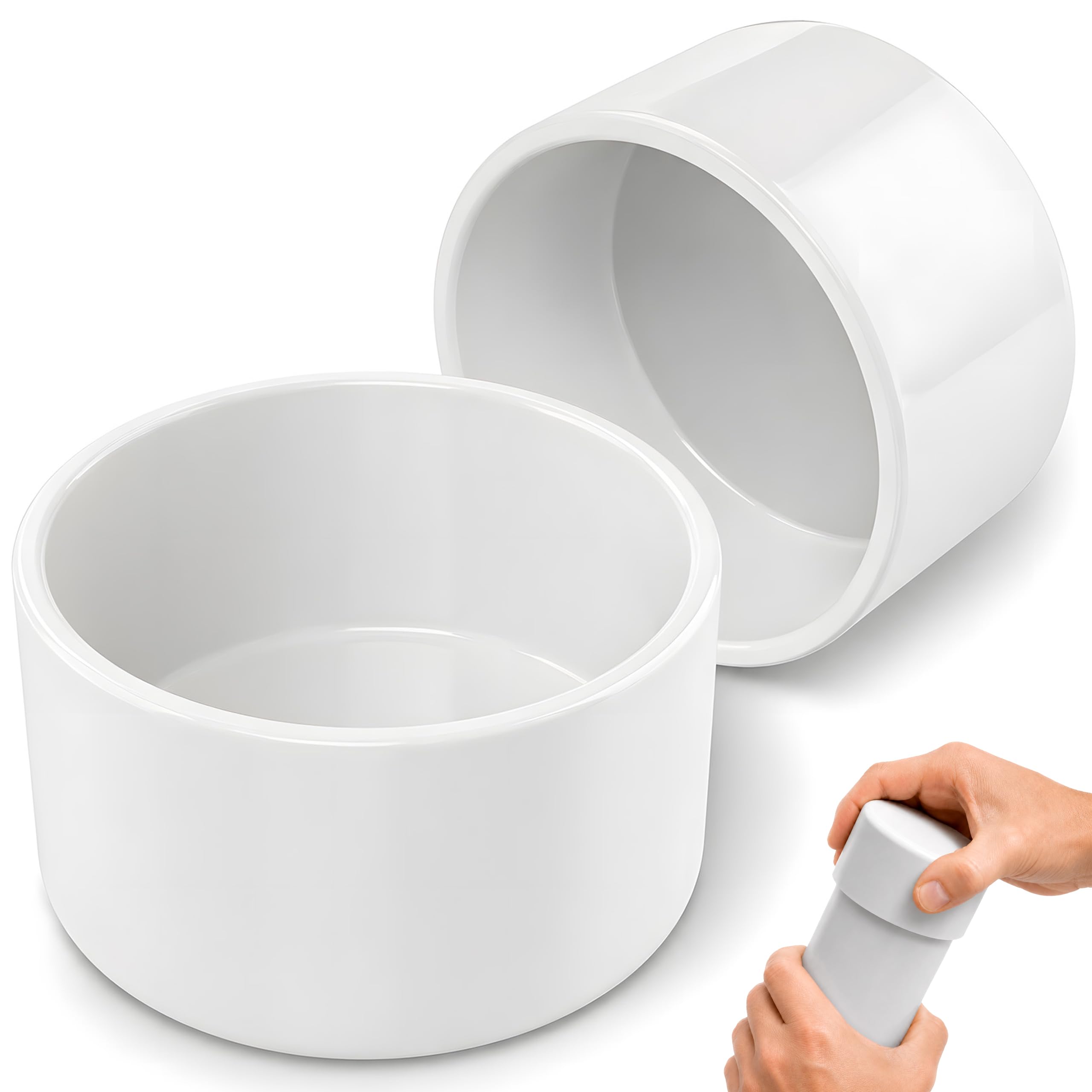 Photo 1 of 2 Pcs 4 Inch PVC Cap