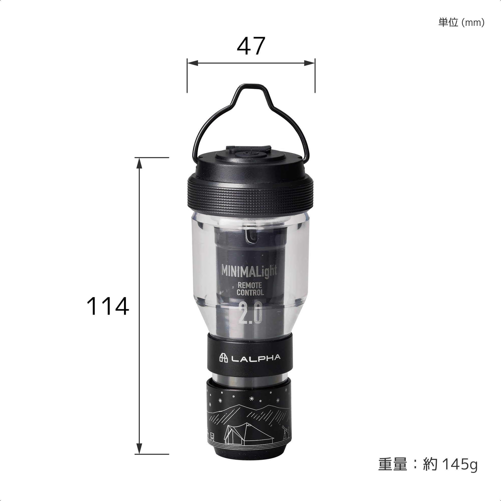 Amazon.co.jp: LALPHA (ラルファ) ｜ ランタン ミニマライト REMOTE