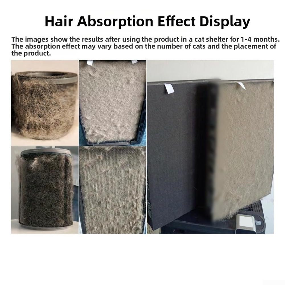 Purificador de aire inteligente para mascotas con filtración avanzada para eliminar el pelo de mascotas, el polvo y la caspa con pantalla táctil y modo nocturno silencioso para hogares