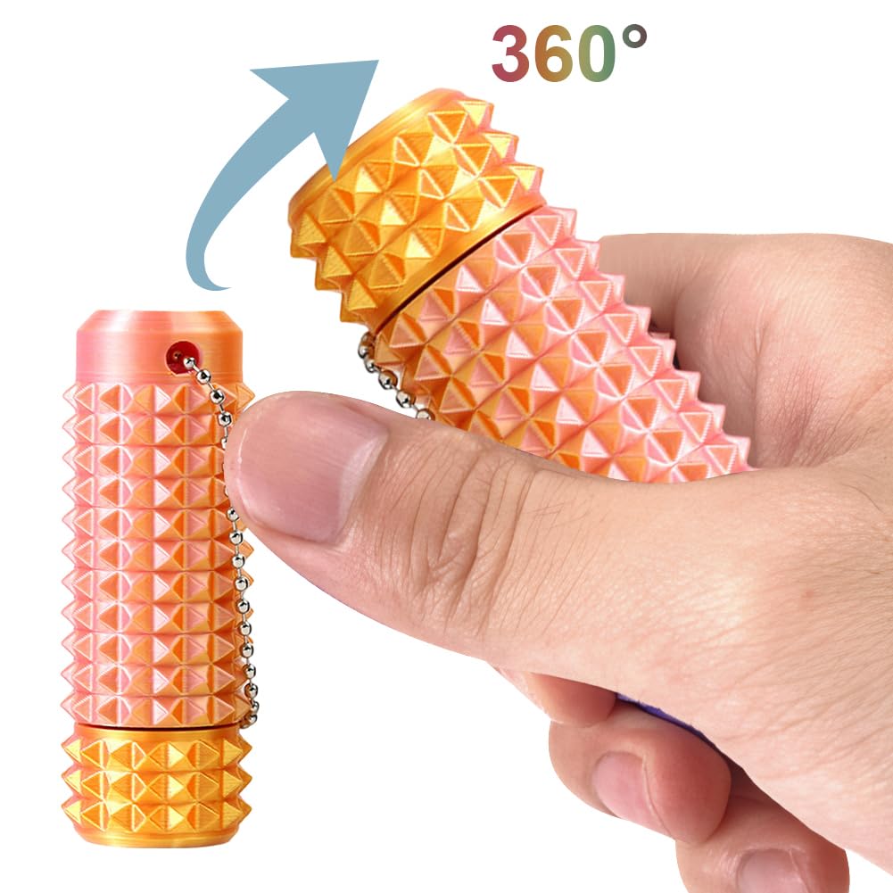 Spiky Grippie Stim Keychain, Anxiety Relief Pain Stim Bumpy Fidget Keychain, Stress, ADHD, Venting Key Pendant - Image 4