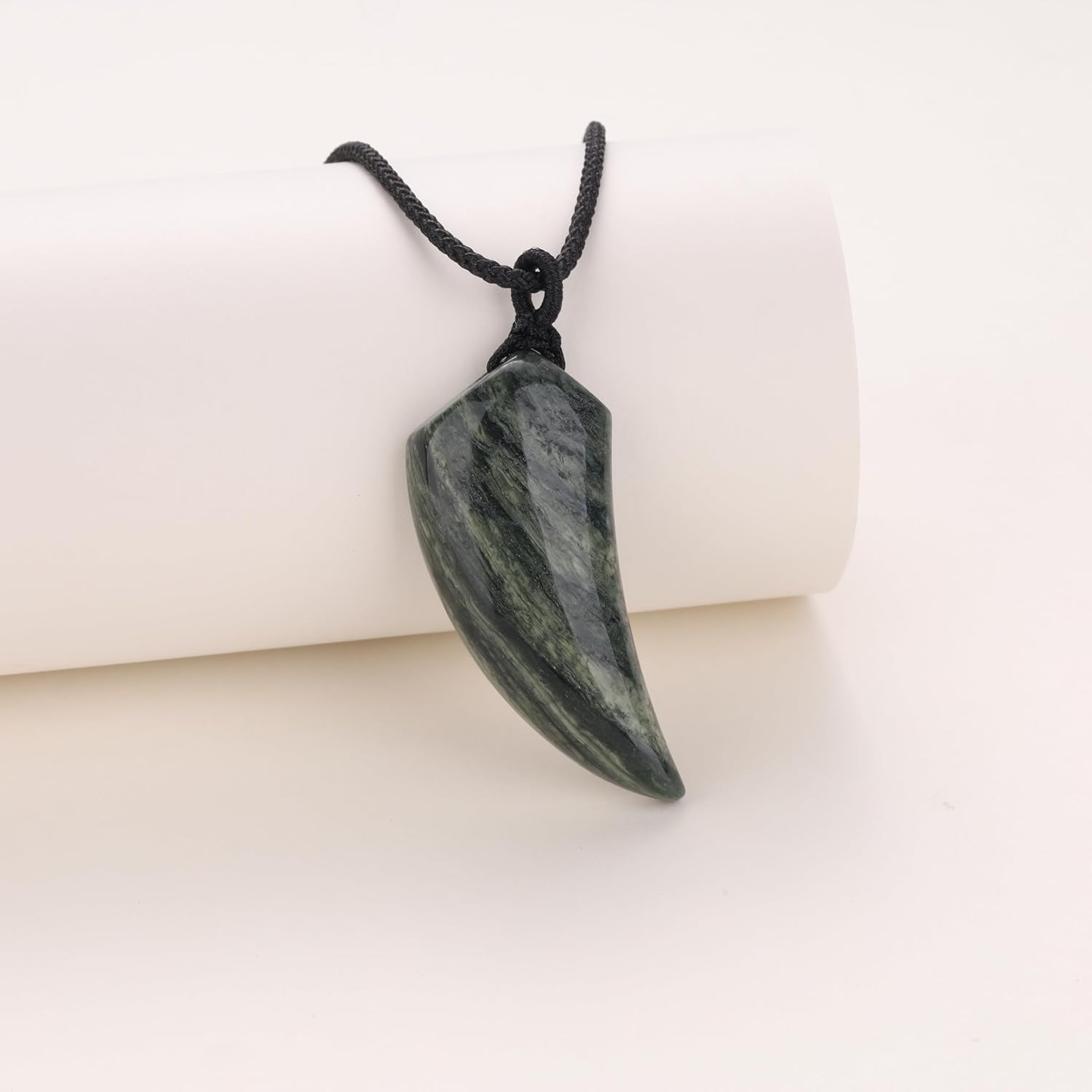 COAI Wolf Tooth Healing Crystal Stone Necklace