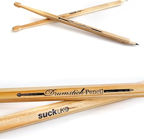 Vista 11 de SUCK UK Drumstick Pencils lápices tipo palillos de tambor, Azul