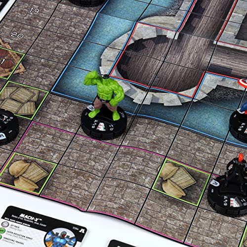 Marvel Heroclix Battlegrounds: Avengers Vs Masters Of Evil Game | 10 Miniatures #TOP4