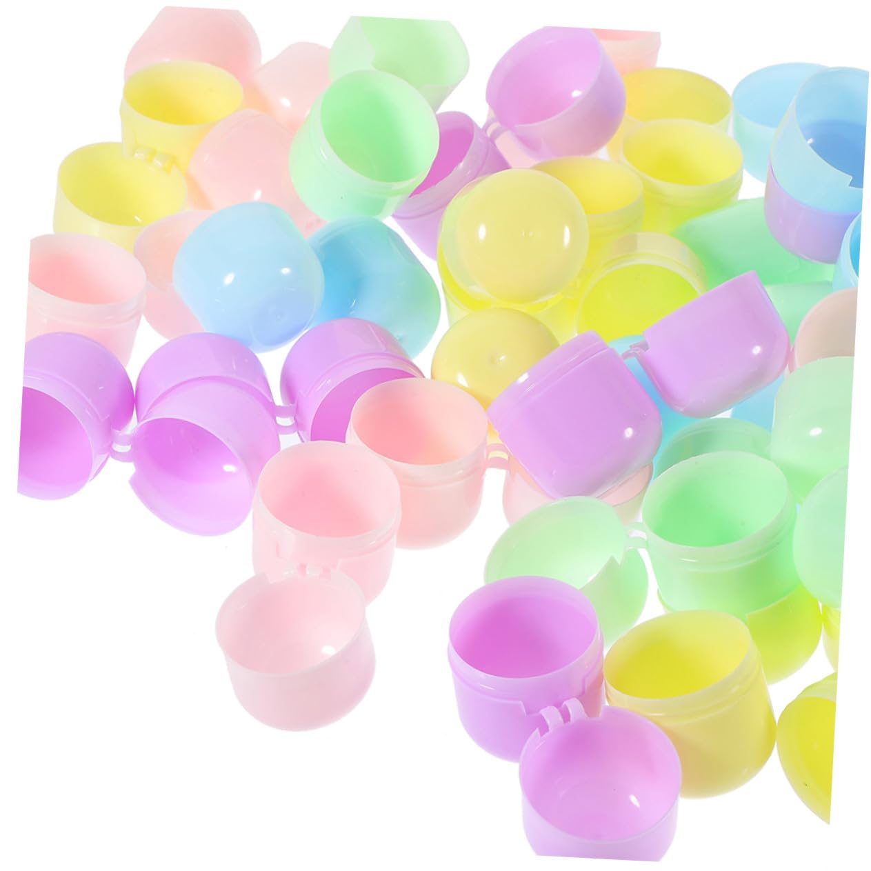 BESPORTBLE 40pcs Transparent Plastic Vending Machine Balls Empty Capsules for Capsule Machines PP Material Multi Color Mix for Party Favors Stuffers and Multi Purpose Packing - Image 3