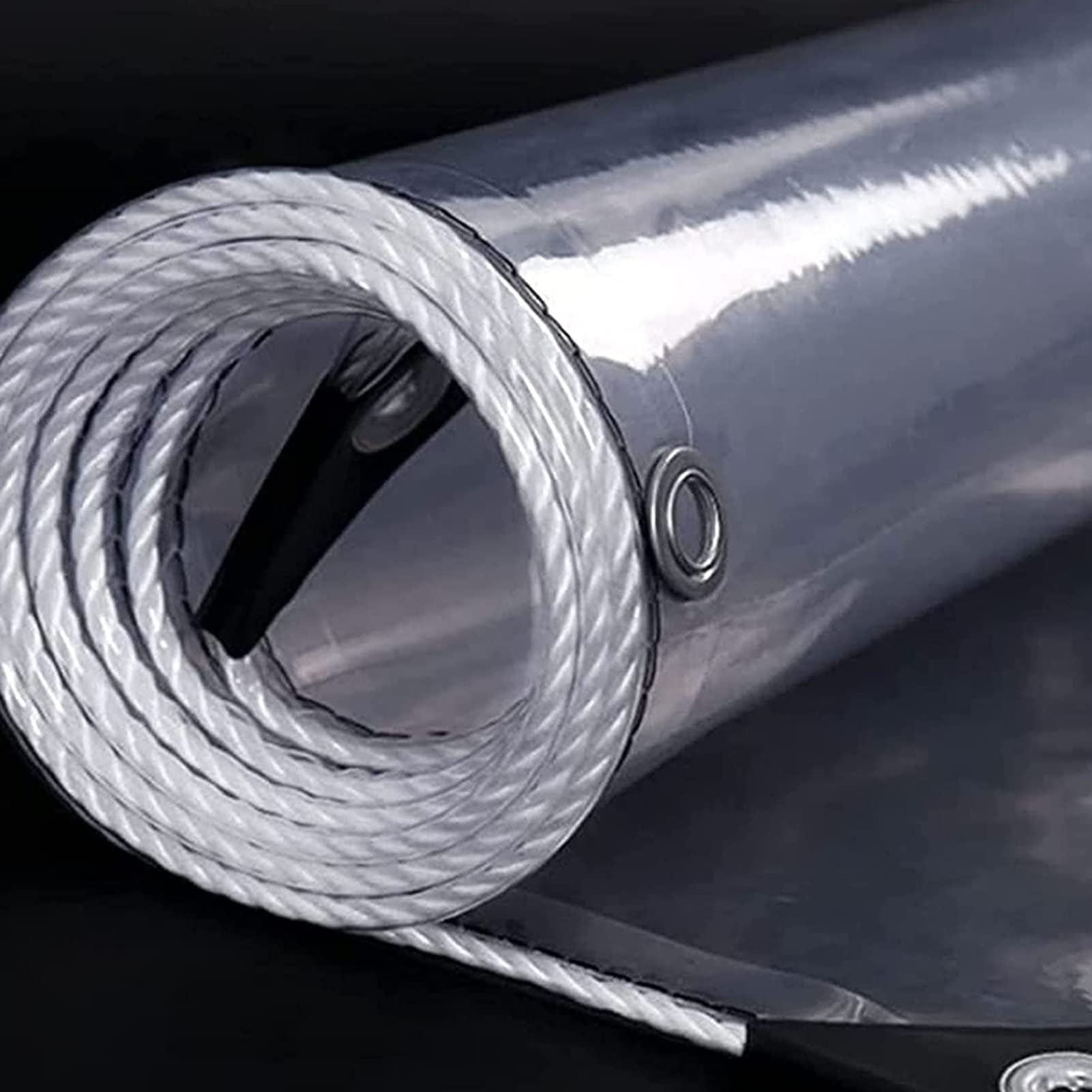 Lona transparente de alta resistencia para proteger tu terraza y huerto en invierno