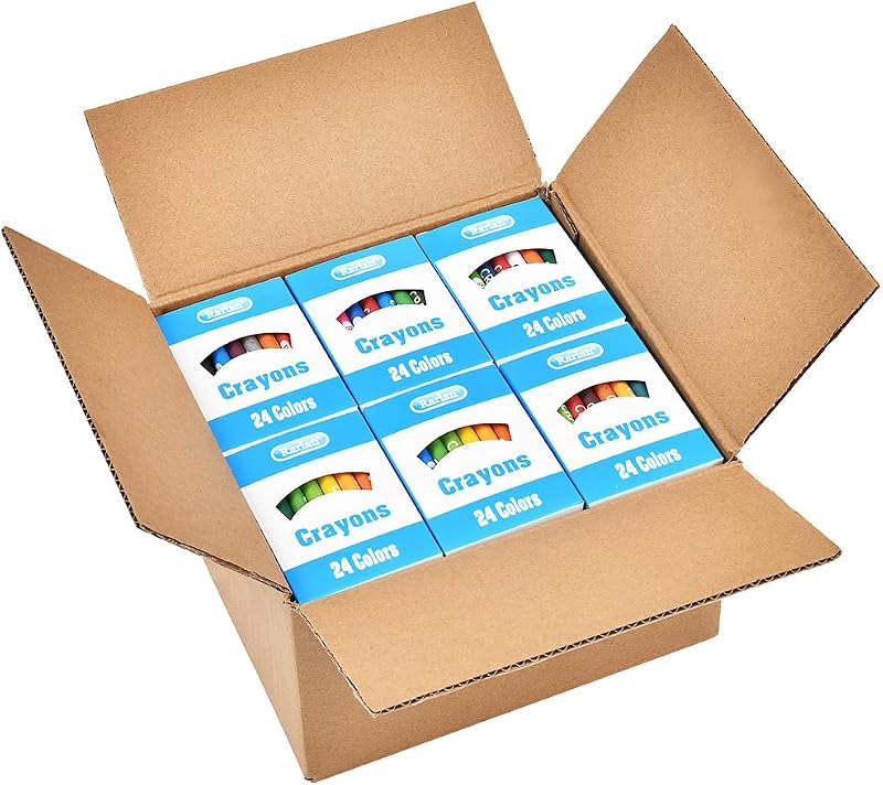 Rarlan Crayons Bulk, 30 Crayon Packs with 24 Assorted Colors, 720 Count | for Kids, Toddlers, Teachers, Party Favors, Goody Bags, Classroom Must Have, School Supplies, Back to School