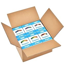 Rarlan Crayons Bulk, 30 Crayon Packs with 24 Assorted Colors, 720 Count Crayons