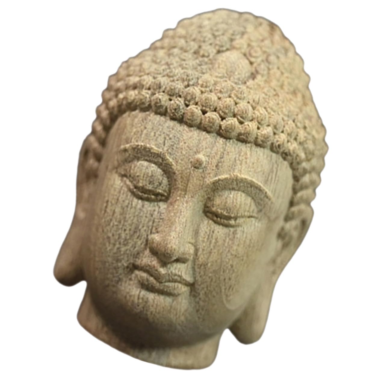 Bouddha en bois statue antique pour créer un coin zen dans sa chambre