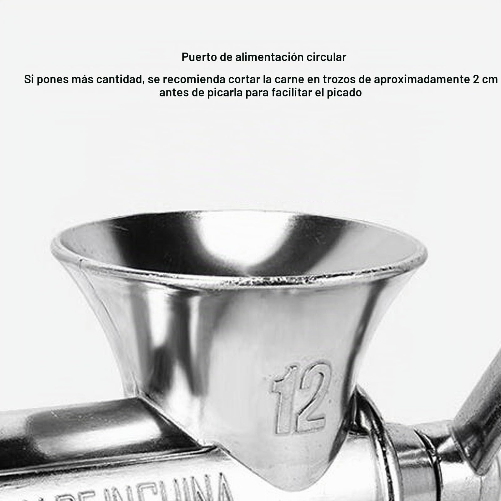 Picadora de Carne Manual para Hacer Salchichas,Embutidora de Salchichas,Hamburguesas Caseras,Picadora de Salchichas Rápida Multifuncional de Acero Inoxidable Máquina para Picar Carne para el Hogar