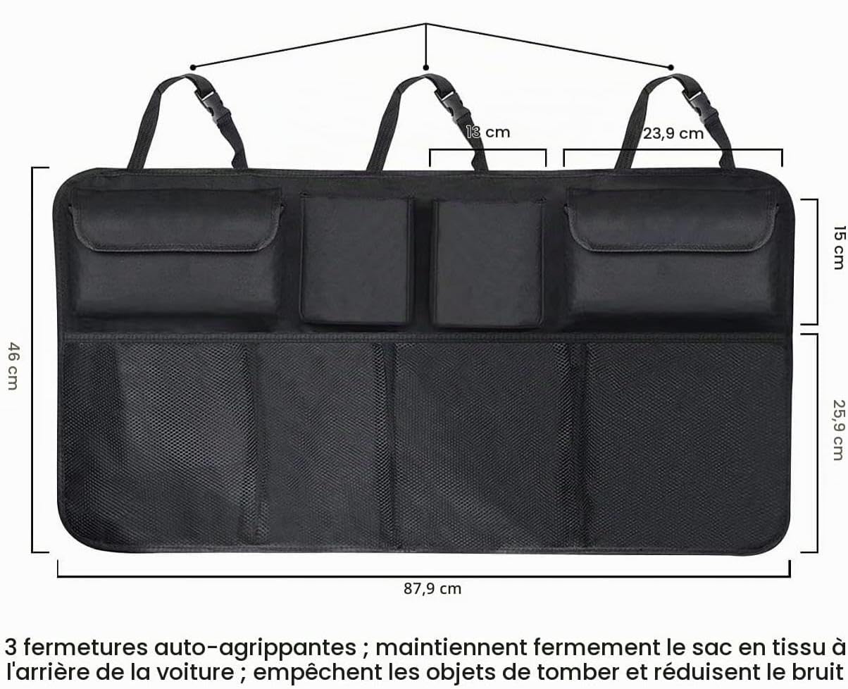 Organizador Maletero Coche para Seat Alhambra II (7N)
