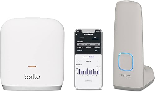 Bello 2 + FITTO - Incluye 1 escáner de grasa corporal con aplicación inteligente y 1 escáner muscular con aplicación inteligente - Mide y rastrea tu