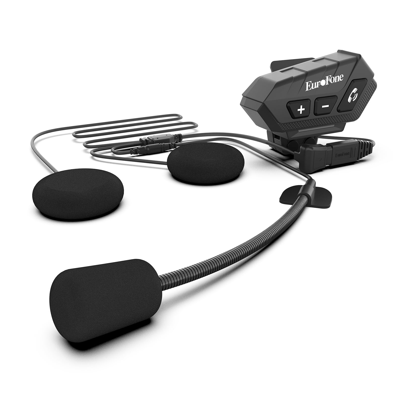 Motorcycle Bluetooth Headset,S21 Motorbike Helmet Speaker and Mic with HiFi Stereo, Double Noise Cancellation Intercom Communication Systems with IPX6 Waterproof/Strong Bass for Dirt Bike-image-47