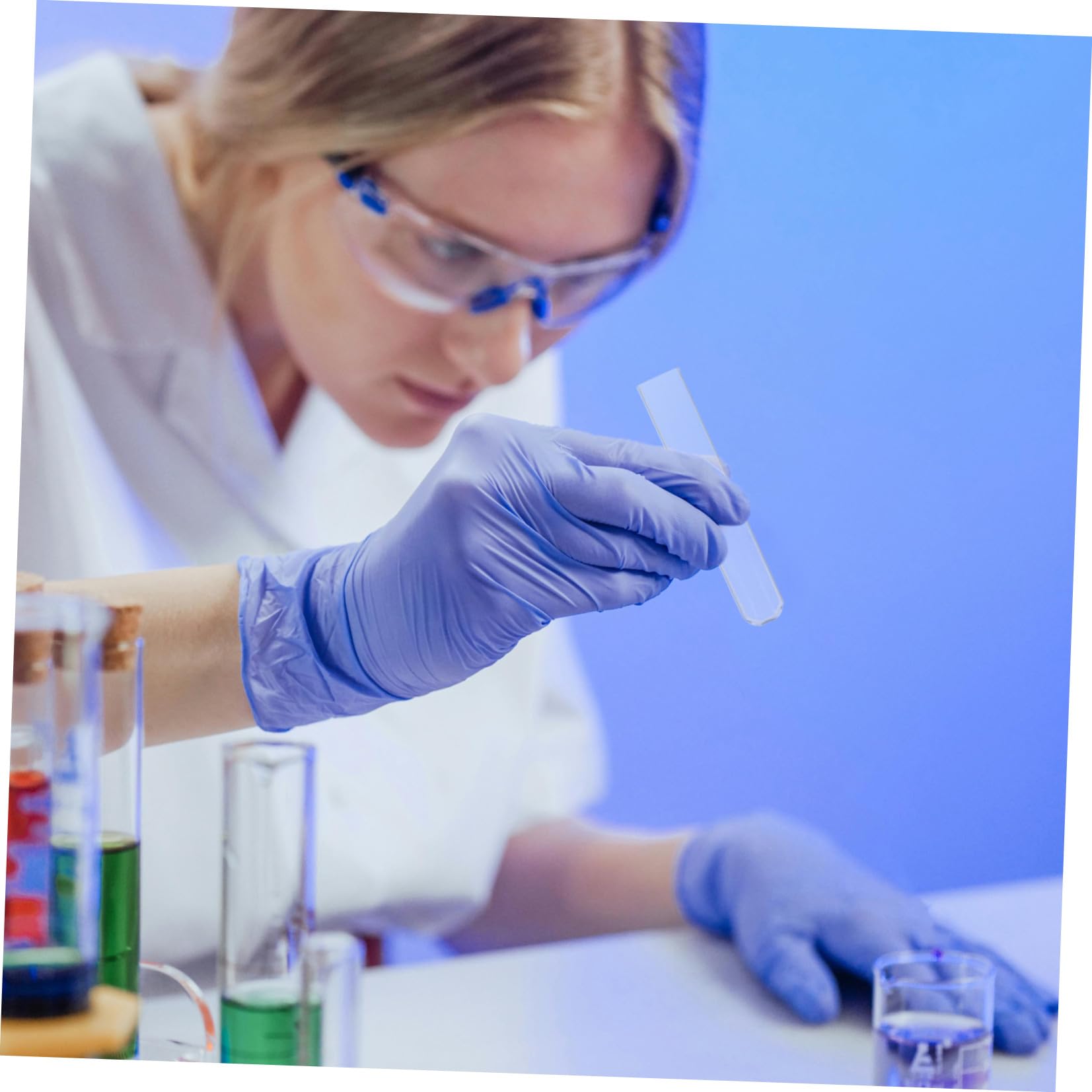 PRETYZOOM 20 Pezzi Provette in Vetro per Laboratorio Bocca Piatta e Fondo Tondo, Alta Trasparenza e Resistenza al Calore per Esperimenti Scientifici Avanzati