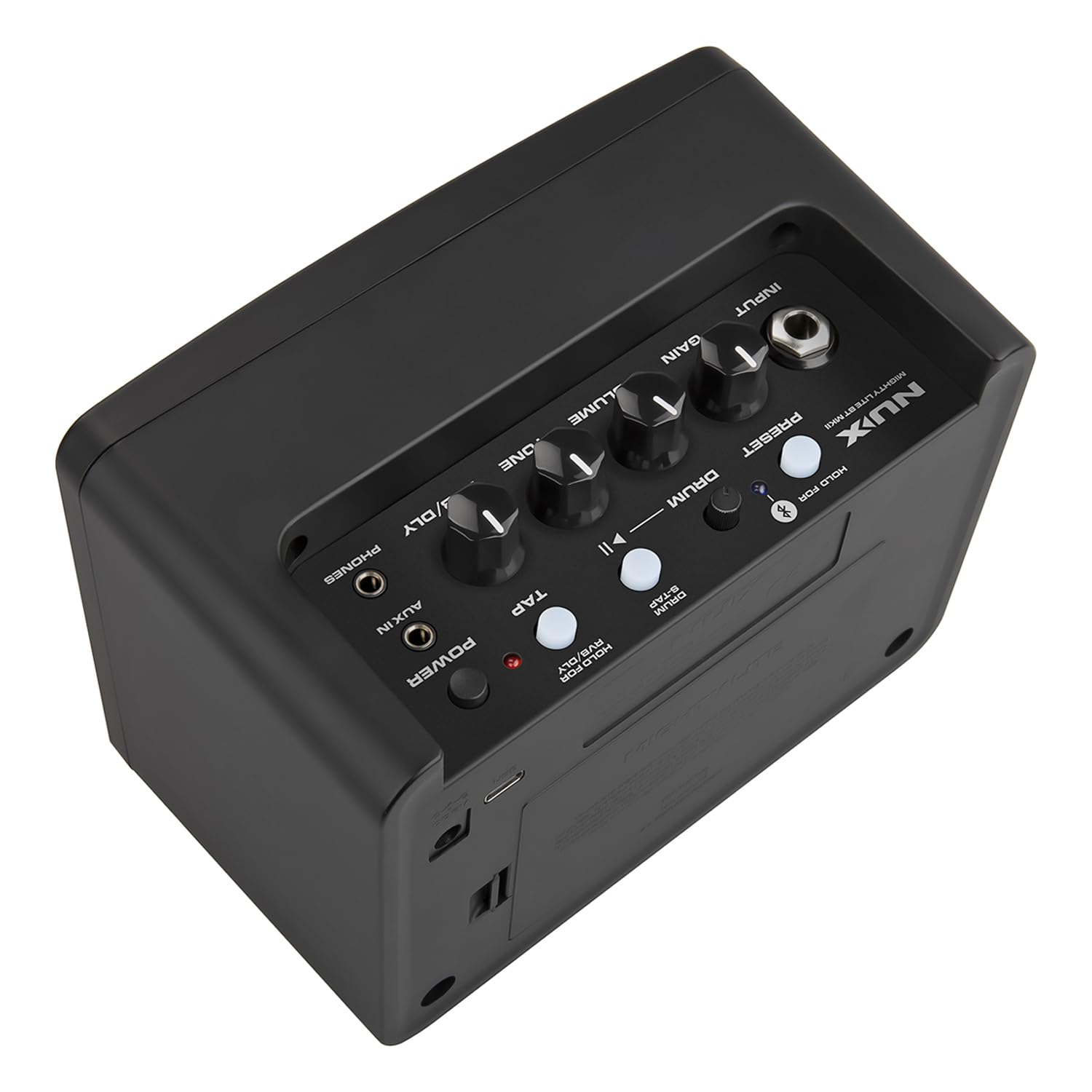 Nux Mighty Lite BT MKII - Amplificatore per chitarra elettrica e basso, con cavo jack Keepdrum