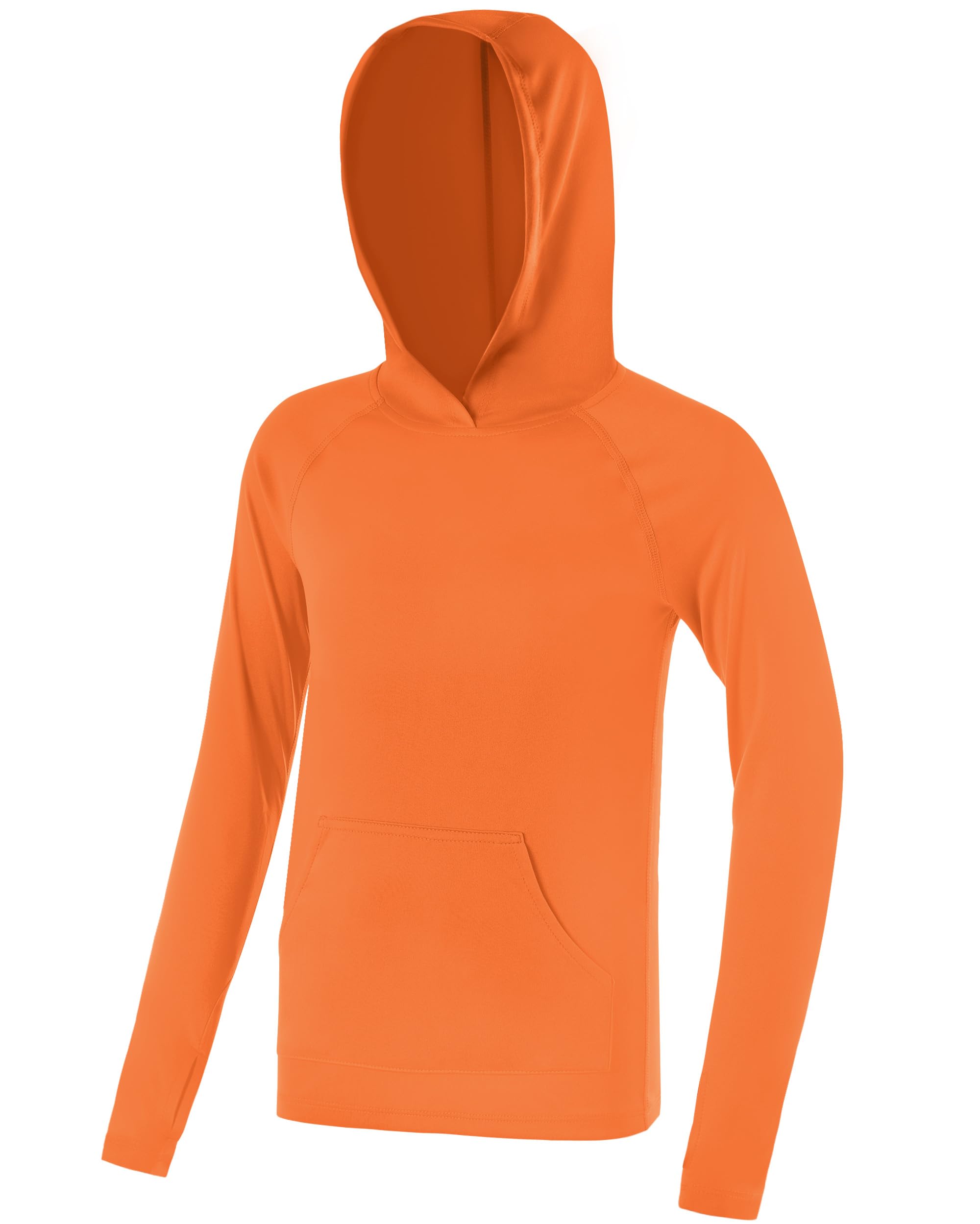 Boys Rash Guard Hoodie UPF 50+ Long Sleeve Sun Protection Swim Shirt
