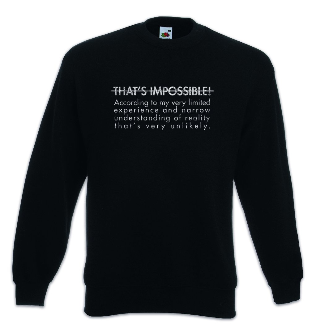 Sweatshirt Pullover Urban Backwoods That's Impossible en coton