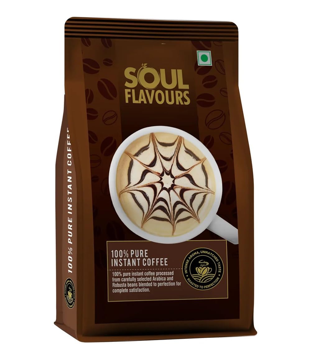 Soul Flavours 100% Pure Instant Coffee- 75g (Pack of 1)-image-9