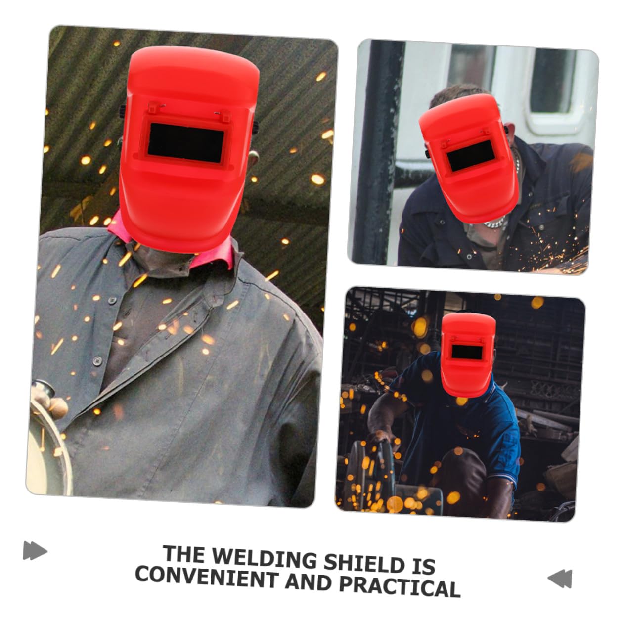 Schweißerschutzmaske Kunststoff 2 Stück Verstellbar Schweißermaske Mit Leder Stirnband Gesichts Und Augenschutz Für Schweißen