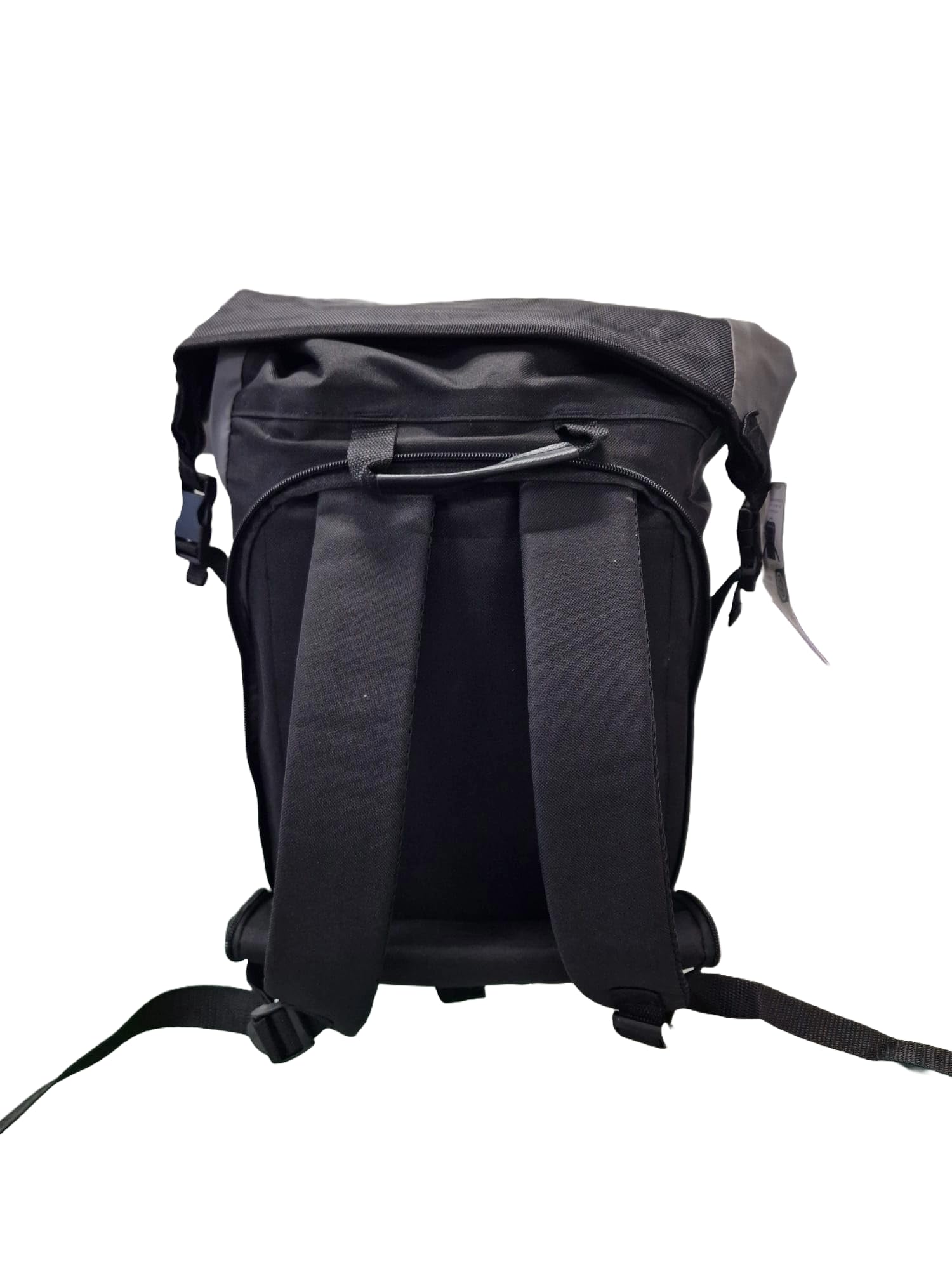 Teamplayer 2in1 Fahrradtasche Gepäckträger Rucksack 20L Rolltop Reflektierend Schwarz Sport & Freizeit