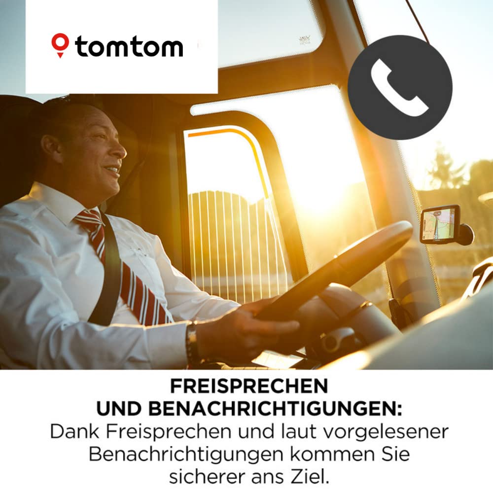 TomTom LKW Navigationsgerät GO Professional 620 (6 Zoll, Sonderziele und Routen für LKW, Stauvermeidung dank TomTom Traffic, Karten-Updates Europa, Updates über Wi-Fi, hochwertige Halterung)