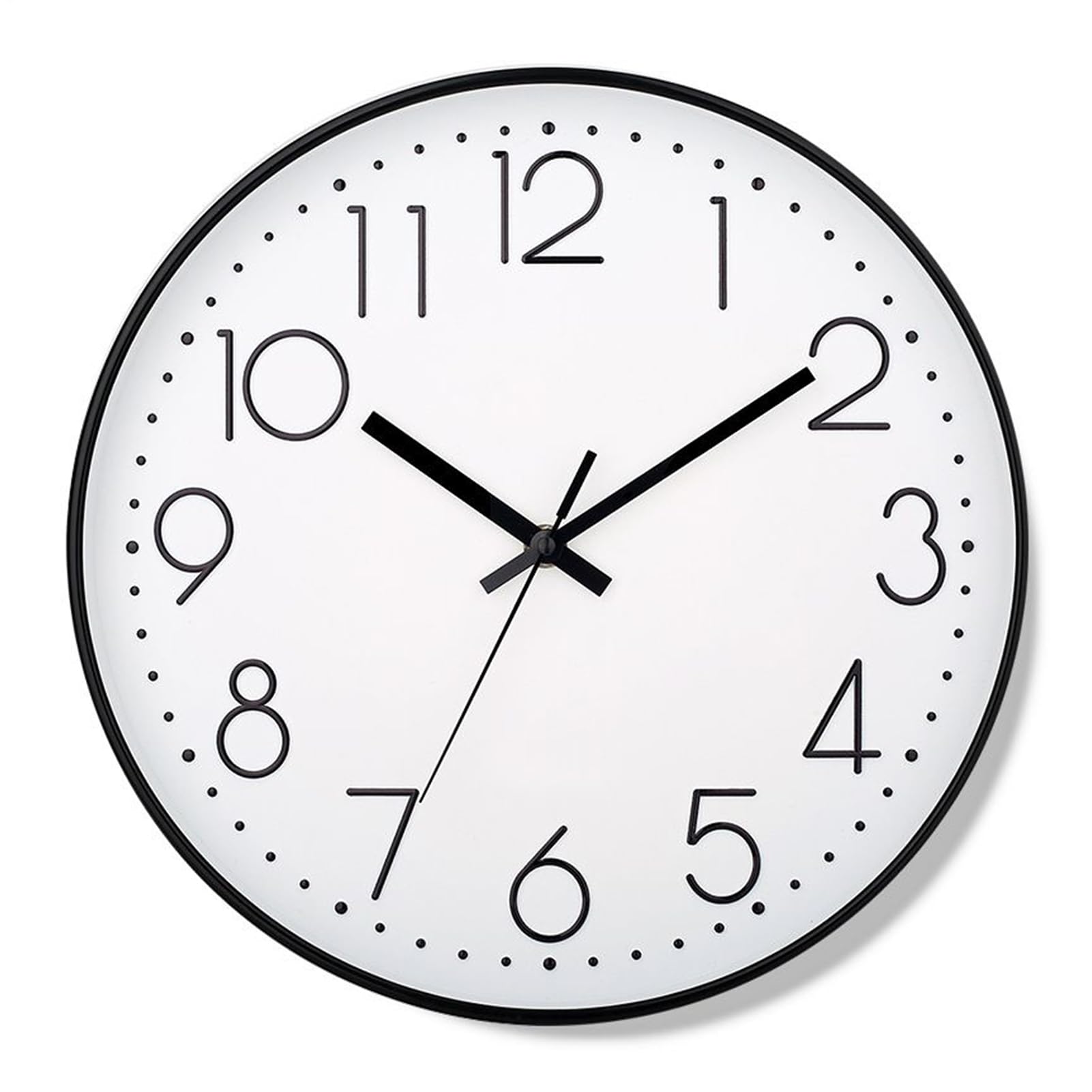 Reloj de pared silencioso para oficina y aula que mejora la concentración