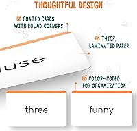 Vista 5 de merka Tarjetas flash de palabras a la vista 150 tarjetas, juego B frituras de palabras y vocabulario para lectura de primer grado