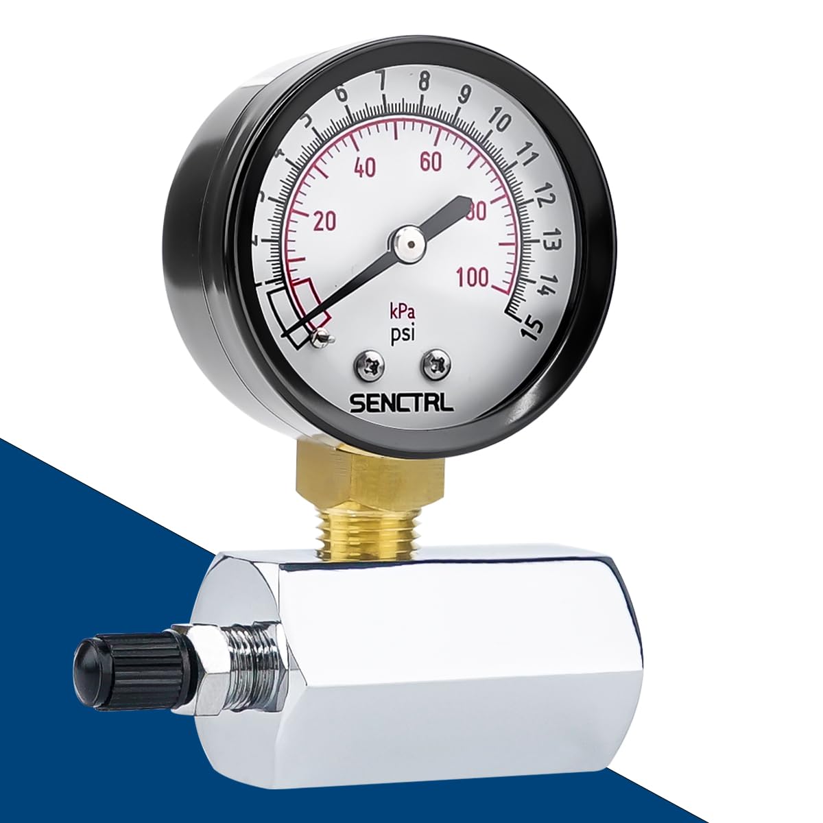 Gas Pressure Test Gauge - 0-15 Psi -5