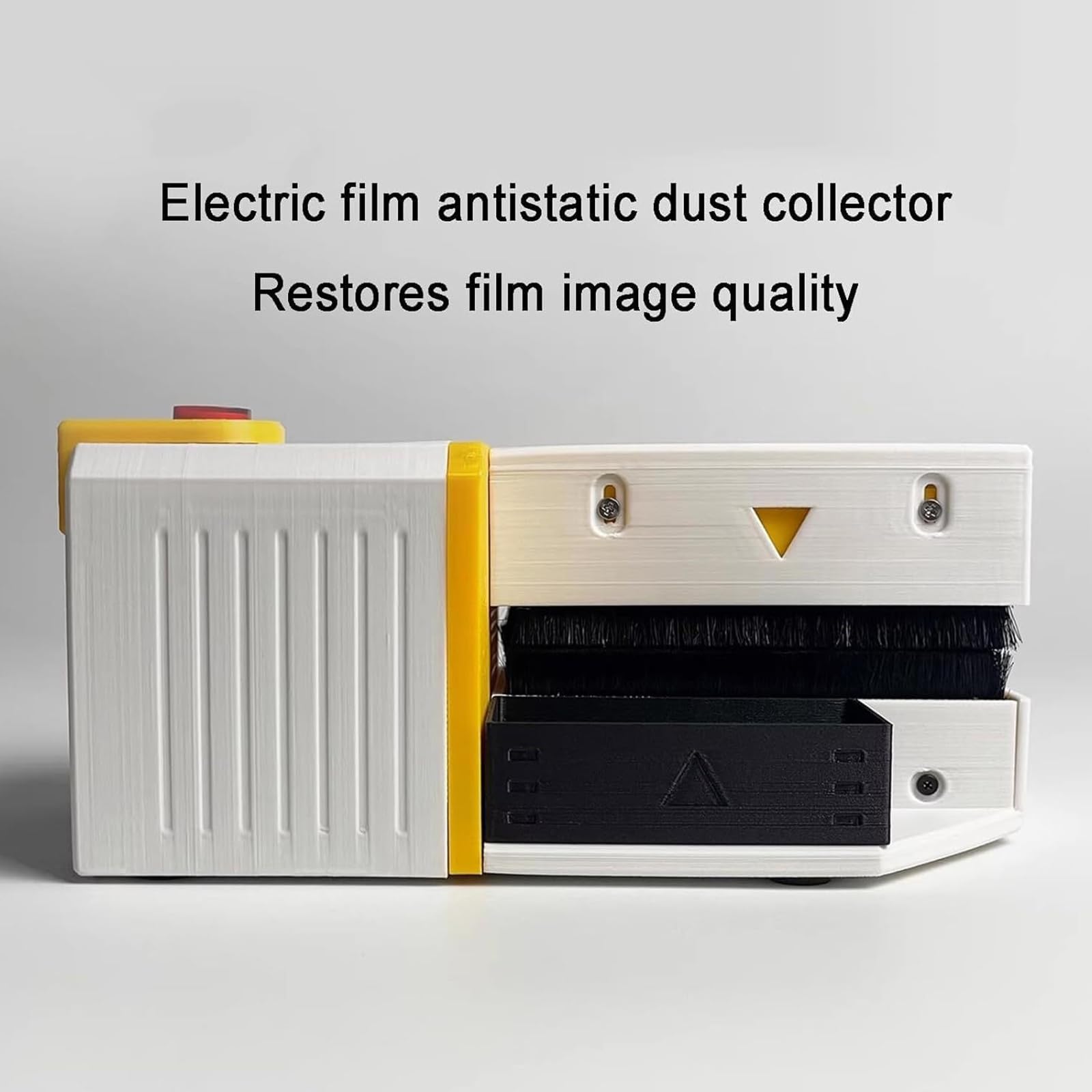 Kit de eliminación de polvo antiestático, cepillo eléctrico de película con interfaz tipo C para eliminar el polvo de la película