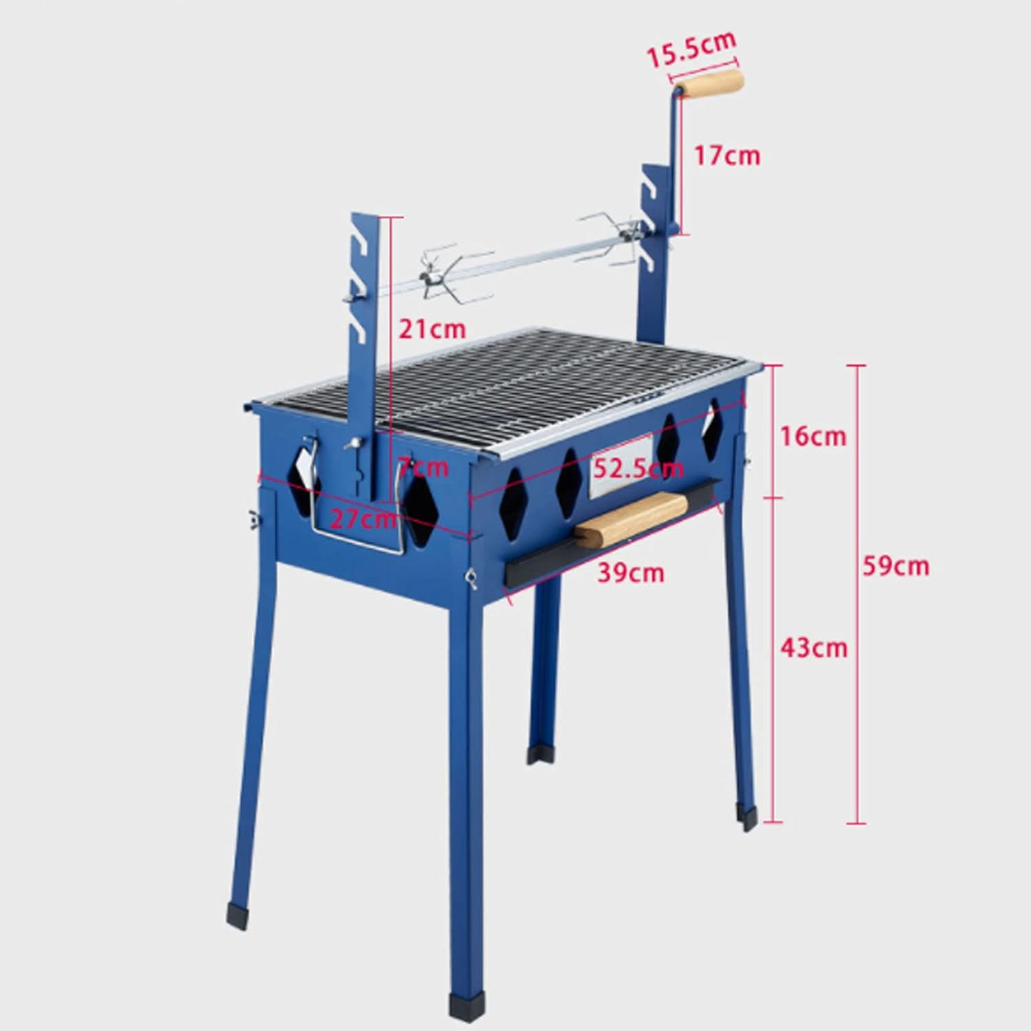 BBQ Rotisserie Grill Roaster Charcoal Spit Roast Machine Charcoal Bearing Lamb Spit Roaster Hog Roasting Machine
