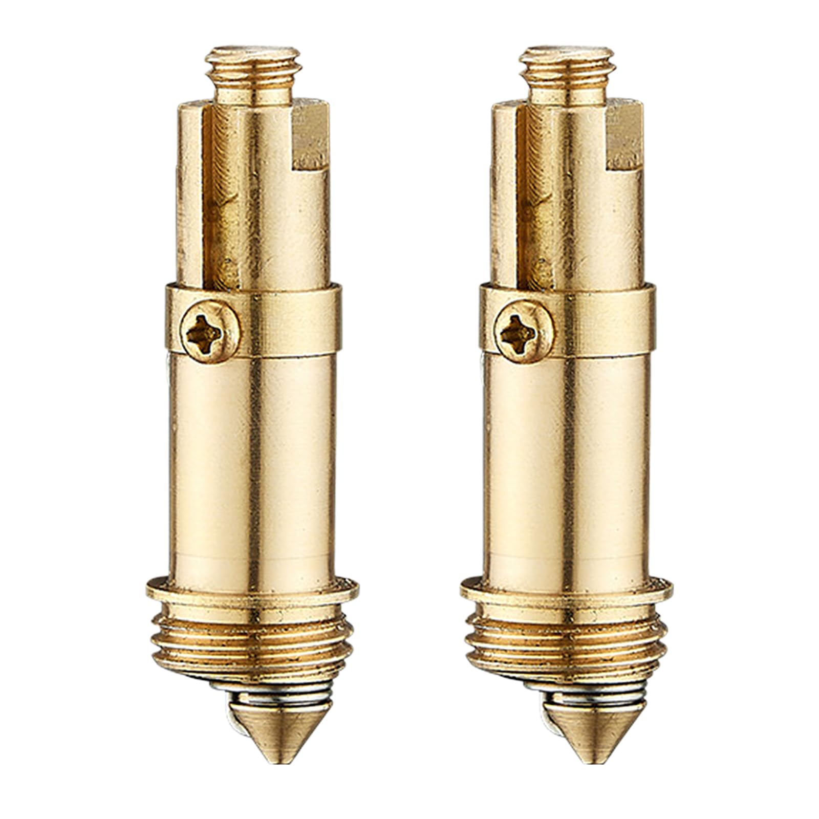 2 Pcs Replacement Sink Basin Pop Up Click Clack Brass Plug Assembly with Internal Spring for Bathroom Bathtub Sink Drain Stopper