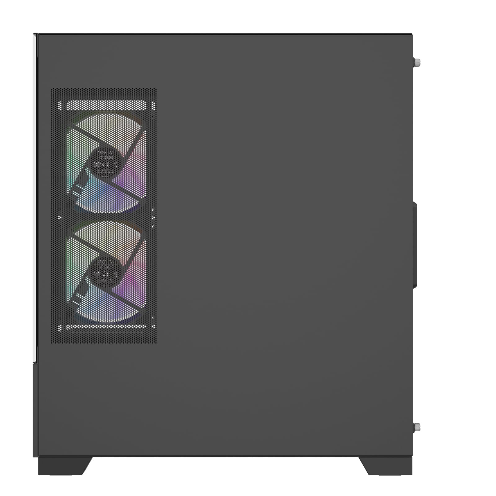 Xilence X218.ARGB XILENT Beam Gaming PC Gehäuse, 3X PWM Lüfter, ATX Midi Tower Case, Aquarium Glas Optik, hoher Airflow, optimiertes Kabelmanagement, PWM Control Board
