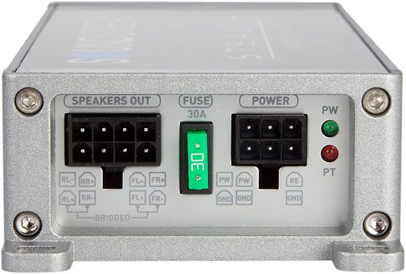 Soundstream ST2.1000D Amplifier power and speaker terminals