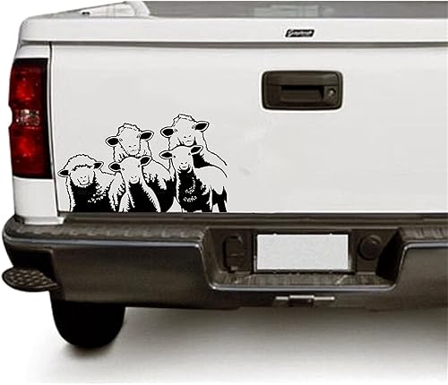 Miniatura 5 de JAJADO 2 plantillas de serigrafía de ovejas reutilizables, autoadhesivas, serigrafía, cordero, divertidas, para decoración del hogar, plantillas de