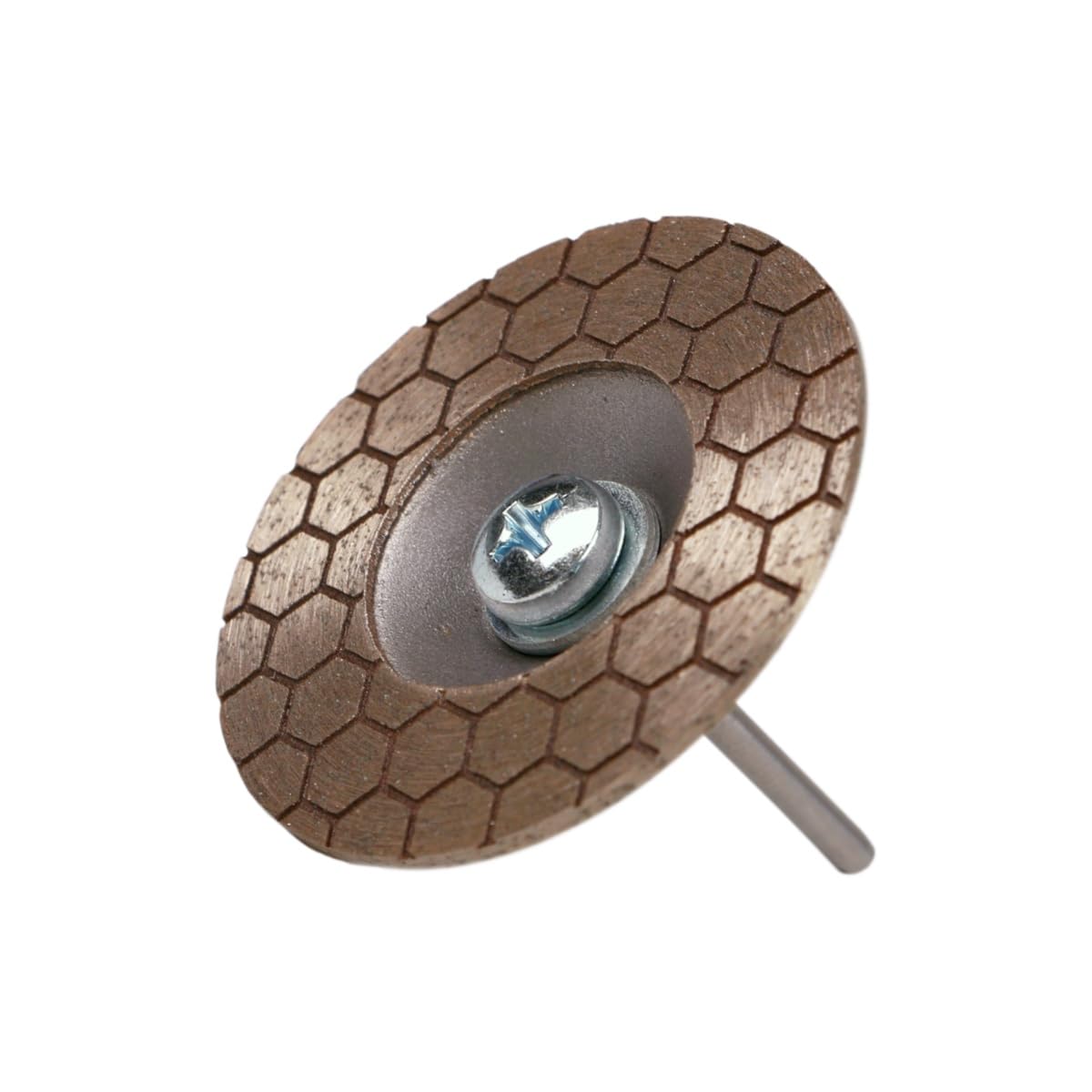 Distar NECTAR Disco abrasivo de diamante de 45 mm, grano 100, para cerámica, gres porcelánico y porcelana, accesorios para amoladora angular, lijado preciso de azulejos sin roturas